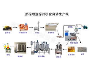 中小型榨油厂——不锈钢榨油设备生产线